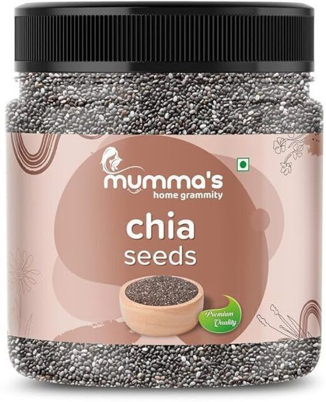 Mumma's home gramity Organic Chia Seeds - Healthy, Rich in Protein, Fiber & Calcium Chia Seeds(500 g)