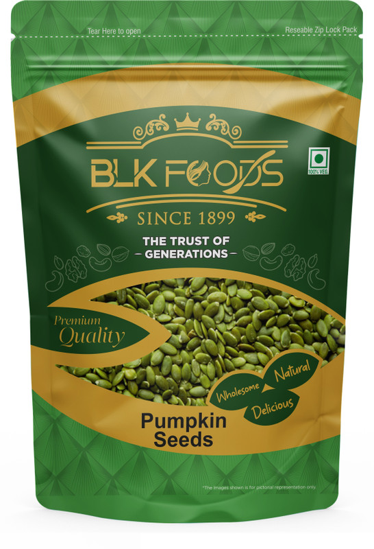 BLK FOODS 1Kg Pumpkin Seeds | Seeds for Eating | Diet Food Pumpkin Seeds(1 kg)