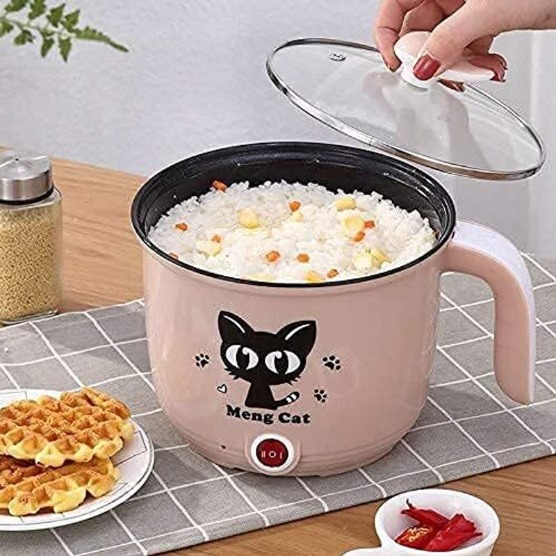 TEZZ ELECTRIC COOKER POT AND STEAMER (1.8 L) ECPS-800W-BL Egg Cooker(Multicolor, 35 Eggs)