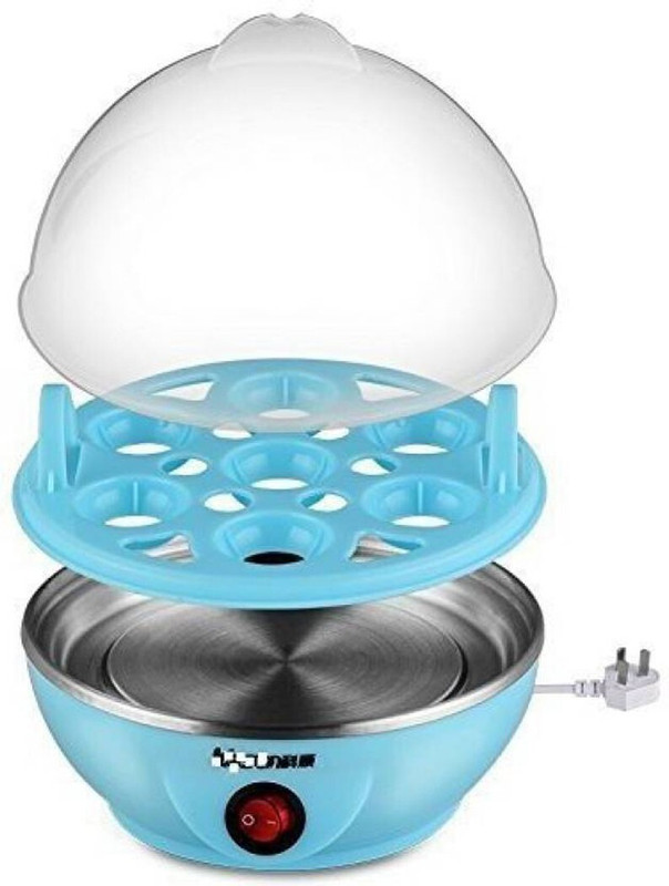 AKHI Blue Electric Egg Boiler and Egg Cooker (7 Eggs) 9025 Egg Cooker(Blue, 7 Eggs)