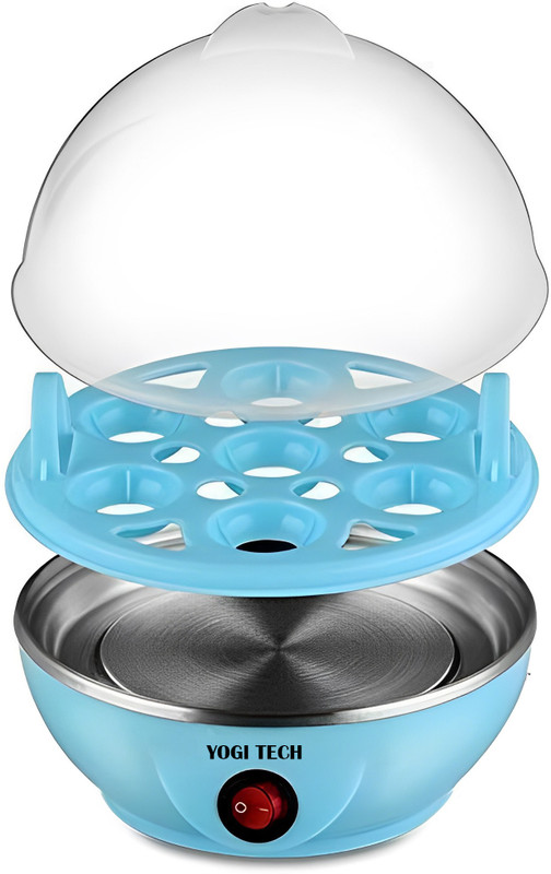 YOGI-TECH Egg Boiler Egg Cooker(Blue, 7 Eggs)