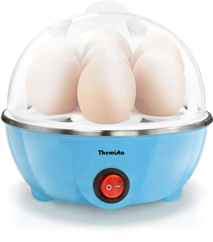 Ramokdu Instant Egg Boiler / Poacher / Coocker Machine 350 Watts EGG BOILER_1 Egg Cooker(Multicolor, 7 Eggs)