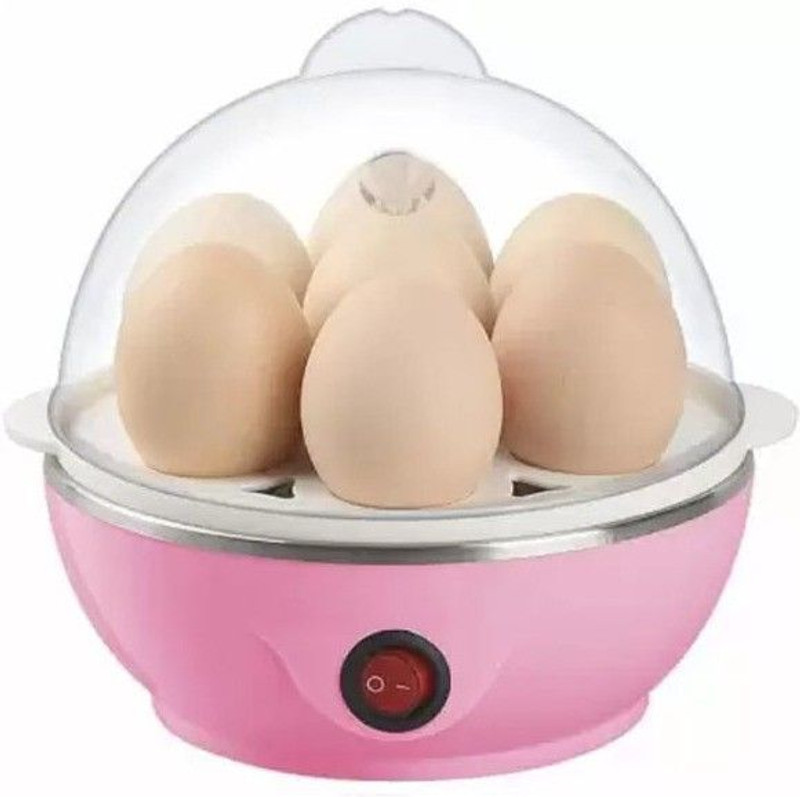 BUYWELL egg boiler Boiling Eggs very fast Egg Cooker(Pink, 7 Eggs)