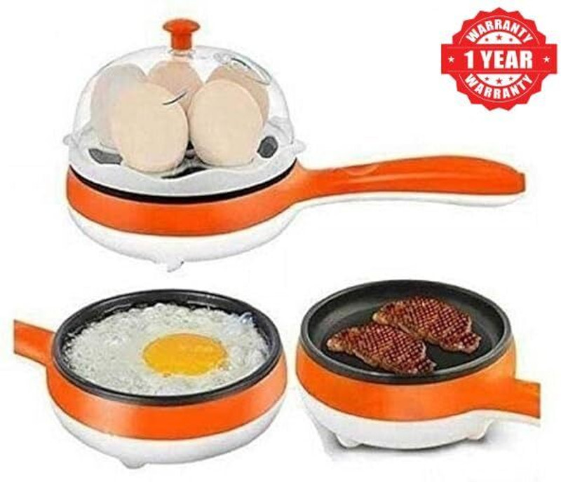 ANGELLADY CREATION egg cooker "Multifunction 2 in 1 Electric Egg Boiler Steamer". Egg Cooker(Multicolor, 7 Eggs)