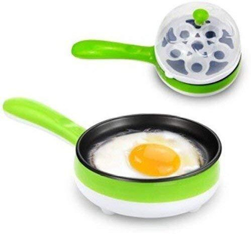 Dinostrit 2 in 1 Single Layer Egg Boiler Steamer Cooker Capacity of 7 Eggs | Egg Boiling Non-Stick Steamer and Egg Frying Pan Machine in Multicolor SINGLE LAYER EGG BOILER Egg Cooker (Multicolor, 7 Eggs) Egg Cooker (6 Eggs) Egg Cooker(6 Eggs)