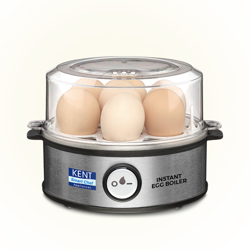 KENT Instant Egg Boiler 16020 Instant Egg Cooker(Grey, 7 Eggs)