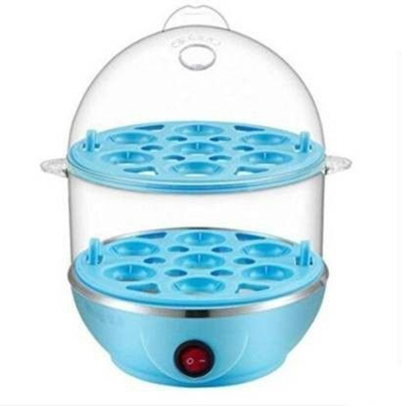 NAWAZHUB soft boil DOUBLE EGG BOIL-1 Egg Cooker(Multicolor, 14 Eggs)