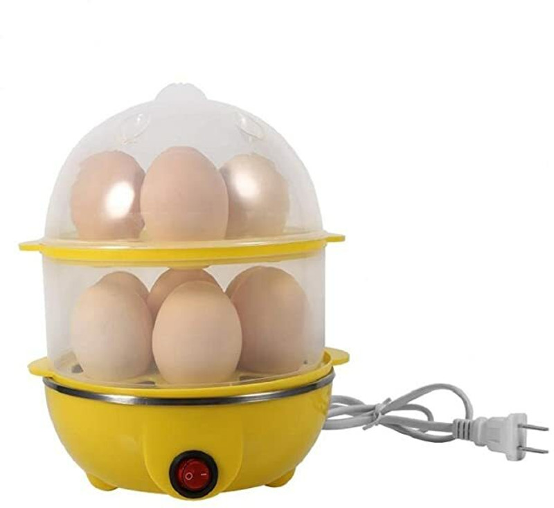 Kankodo EGG POUCHER 2 LAYER Egg Cooker(Multicolor, 8 Eggs)