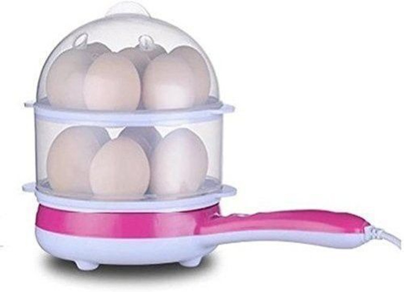 QueryZen 2 In 1 Double Layer Electric Non Stick Mini Egg Frying Pan Egg Cooker(14 Eggs)