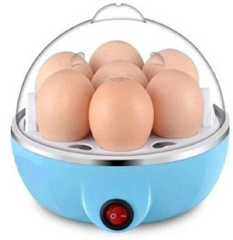 GHE Electric Egg Boiler With Stainless Steel Plate Fast Cooking Electric Egg Boiler,Egg Cooker,EggPoacher UZAEB93 Egg Cooker(Blue, 7 Eggs)