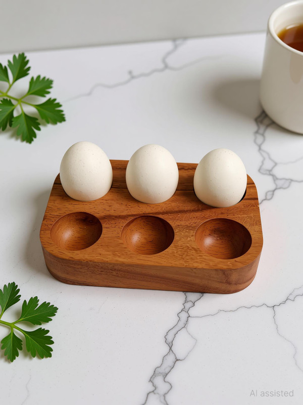 daisy craft Egg holder Egg Holder(Wooden)