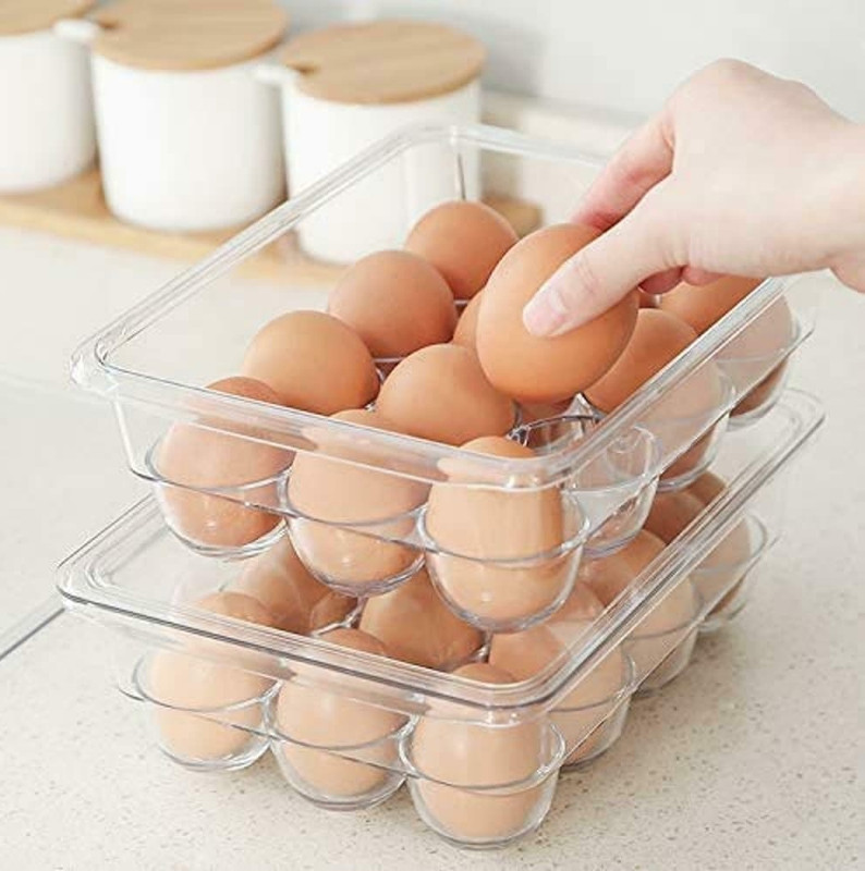SS GLAM SHOP Egg container Egg Holder(Plastic)