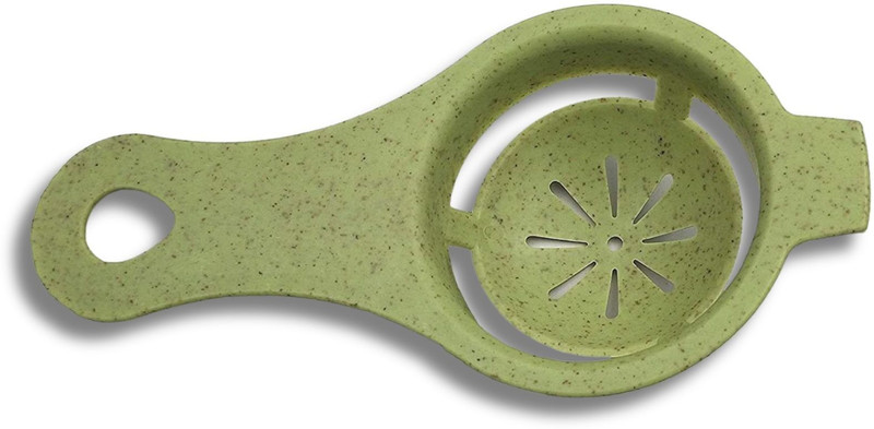 Lucacci Egg Yolk Separator, White Separator, Egg Strainer Filter Kitchen Bake (Green) Plastic Egg Separator(Green, Pack of 1)