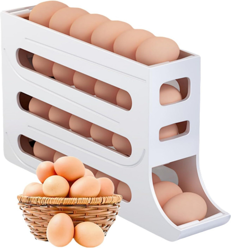 MSVTRADESS Egg Organizer Plastic Egg Topper