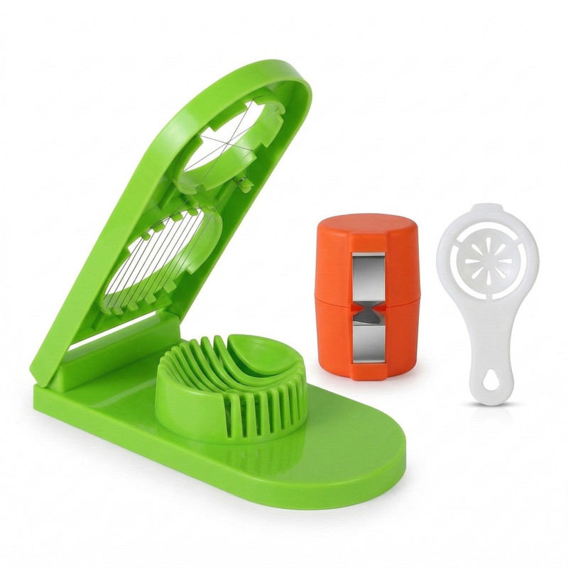 TenderTrove 3PC Egg Tools Combo Egg Cracker