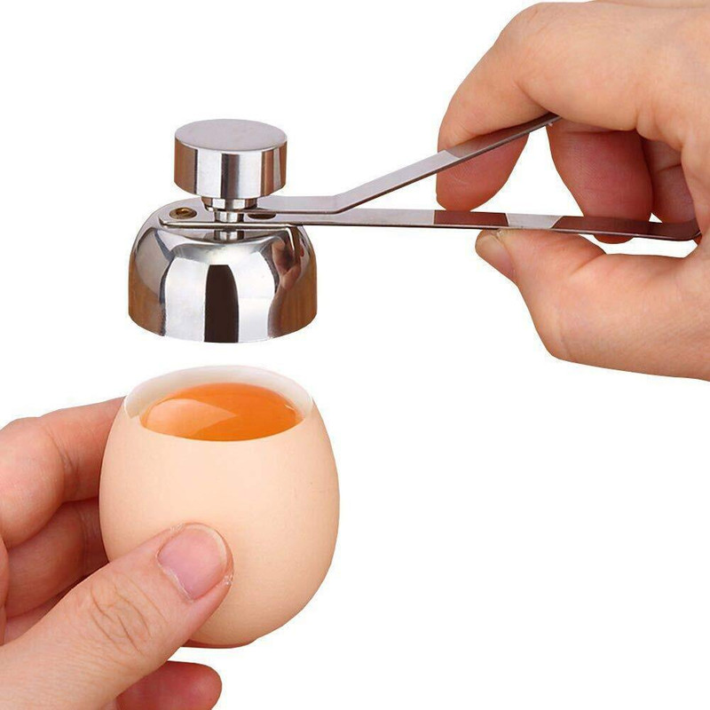 KTDANKHARA Stainless Steel Egg Topper Cutter | Effortless Egg Shell Opener Egg Topper