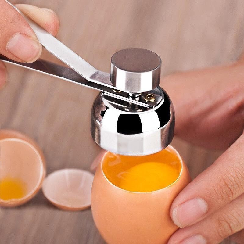 KVVTRADES Egg Cracker Topper Cutter Egg Topper
