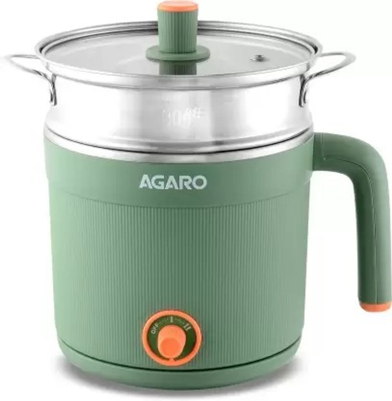 AGARO Regency Multi Cook Kettle Electric Rice Cooker(1.2 L, Green)