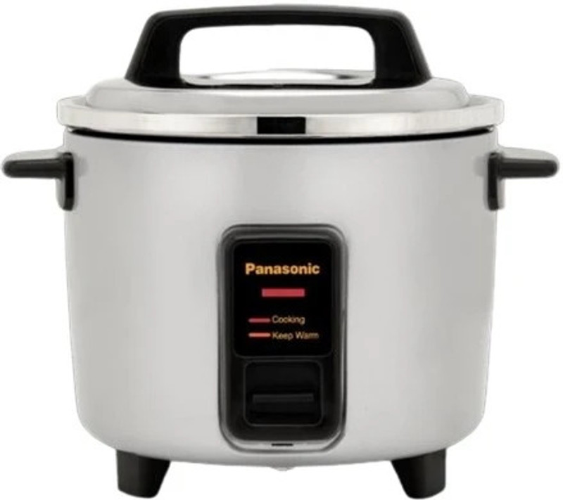 Panasonic SR-WA18H(SUS) With Stainless Steel Tri-Ply Cooking Pan Electric Rice Cooker(1.8 L, Silver)