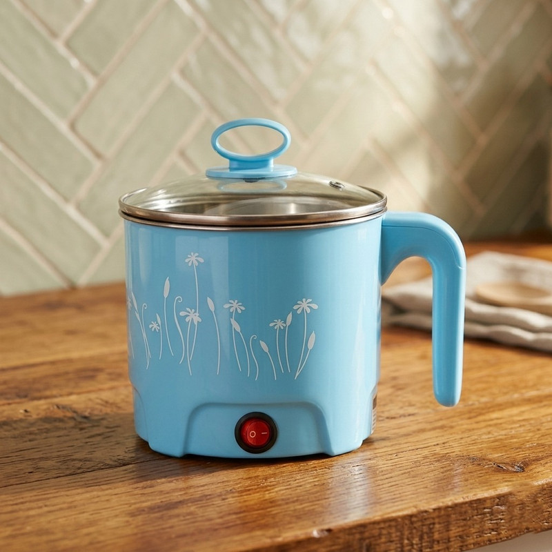 BLANK LOOK MULTIFUNCTION ELECTRIC COOKING POT Slow Cooker(1.8 L)