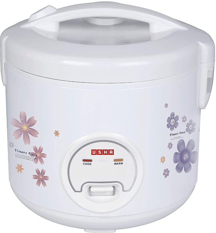 USHA JRC 28 W Electric Rice Cooker (2.8 L, White) Price in India