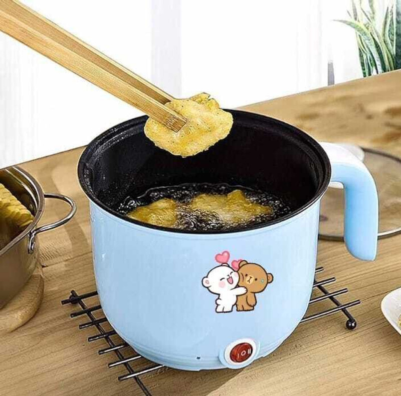 princemarkett Electric Cooking Pot Non-Stick Cooker, Egg Boiler Rice Cooker, Travel Cooker Rice Cooker, Egg Boiler, Egg Cooker, Travel Cooker(105 L, Multicolor)