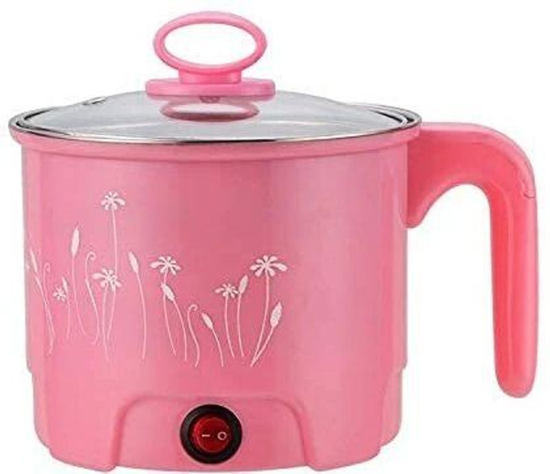 Modexaglobal Multiifunction Mini Cooker Kettle Rice Cooker, Food Steamer, Travel Cooker, Slow Cooker, Electric Pressure Cooker(1.8 L, Multicolor)