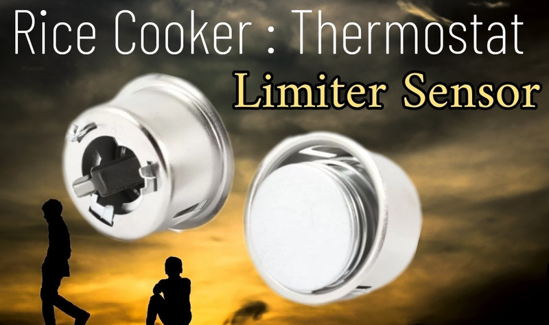 SAHU Thermostat Limiter Sensor Electric Rice Cooker Parts & [ Rice Cooker Magnet ] Electric Rice Cooker with Steaming Feature(5 L, Silver)