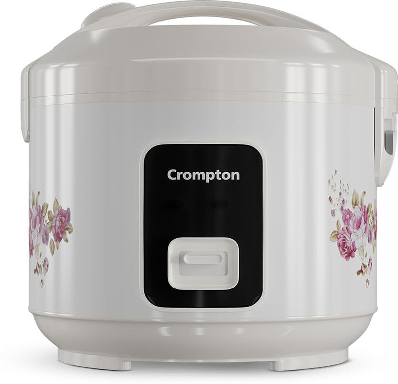 Crompton 1.8L 700W 4-Level Safety Electric Rice Cooker(1.8 L, White)