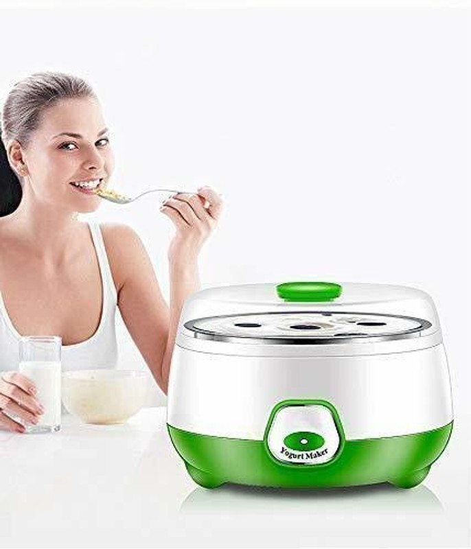 MAITRI ENTERPRISE Yoghourt Machine, 1L Automatic Digital Yogurt Maker Slow Cooker(1 L, Multicolor)
