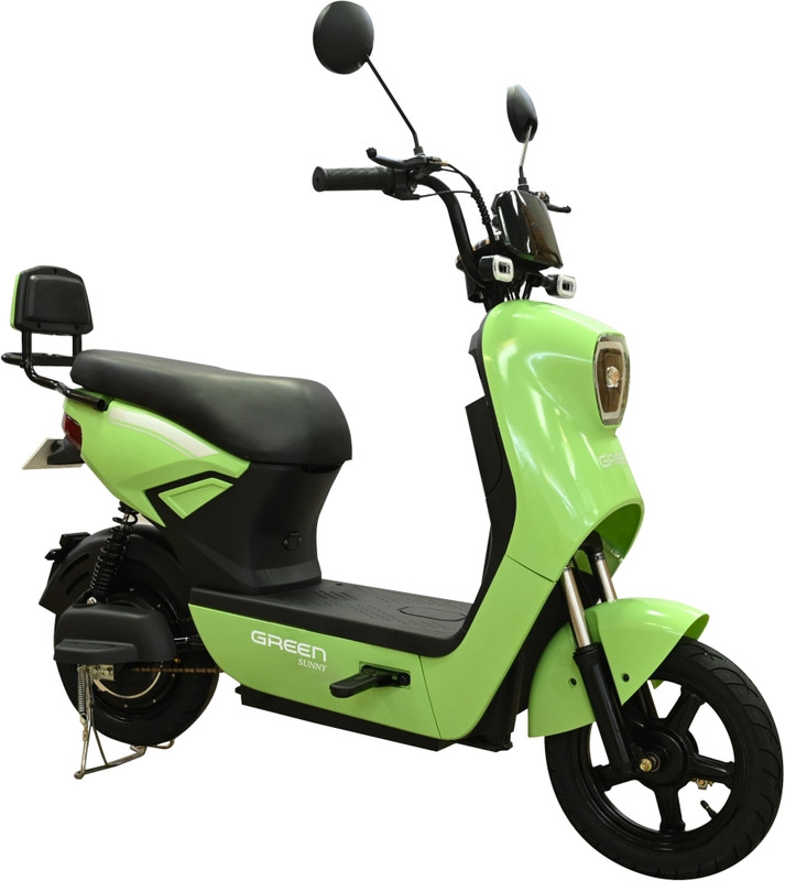 Green Sunny Light 40KM Booking for Ex-Showroom Price (with Portable Charger, NeonGreen)