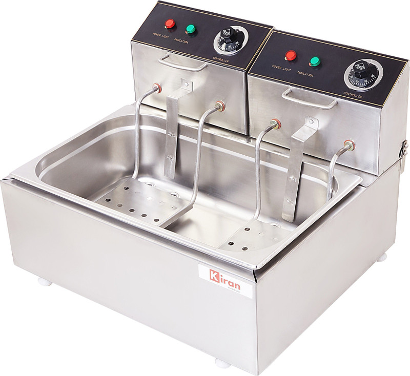 kiran 8 Liter Deep Fryer- Electric & Gas - 8 L Electric Deep Fryer