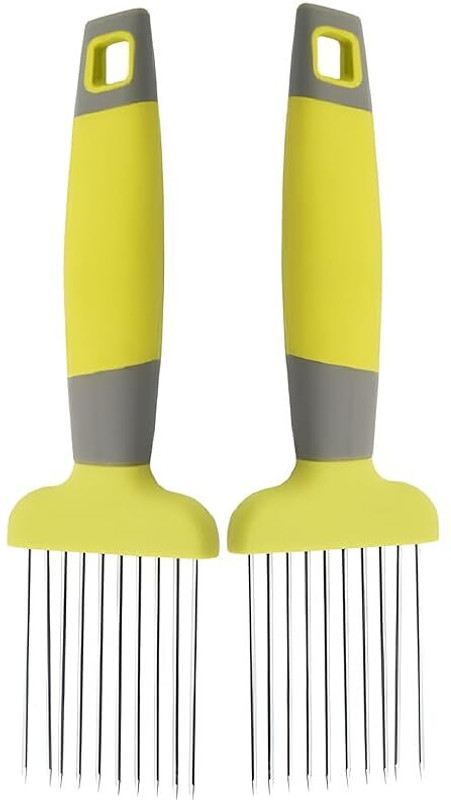 KESHUENTERPRISE Food Slicer with Long Handle (green, pack of 2)(7 cm)