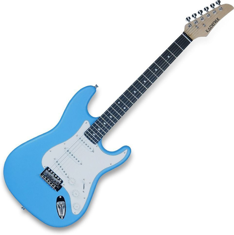 KADENCE ST1 Tennessee Series Classic 39" With Padded Gig Bag, Tremolo & Cable Electro-acoustic Guitar(Blue)