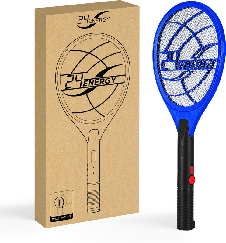 24 ENERGY Durable Fast Charging Mosquito Racquet | Tri layer kids Safety Electric Insect Killer Indoor, Outdoor(Bat)