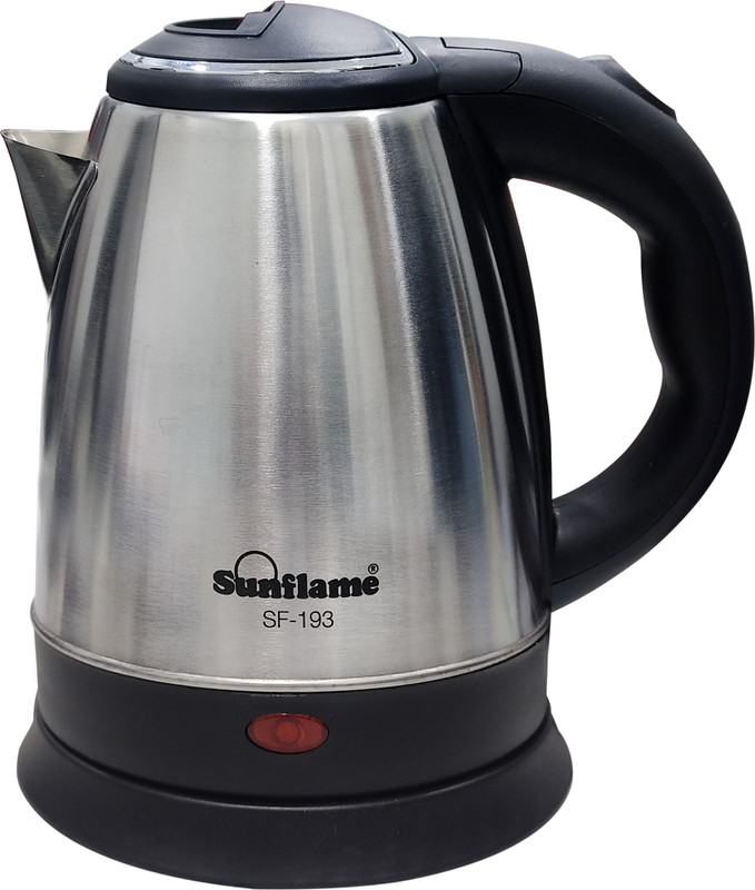 Sunflame Electric Water Kettle SF-193 – Boil Water, Tea, Coffee, and Green Tea with Ease Electric Kettle (1.5 L, Silver)