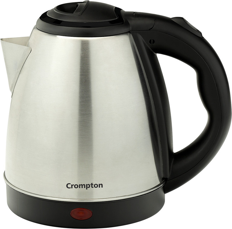 Crompton Nigella 1.5L Stainless Steel Electric Kettle Electric Kettle(1.5 L, Black, Silver)