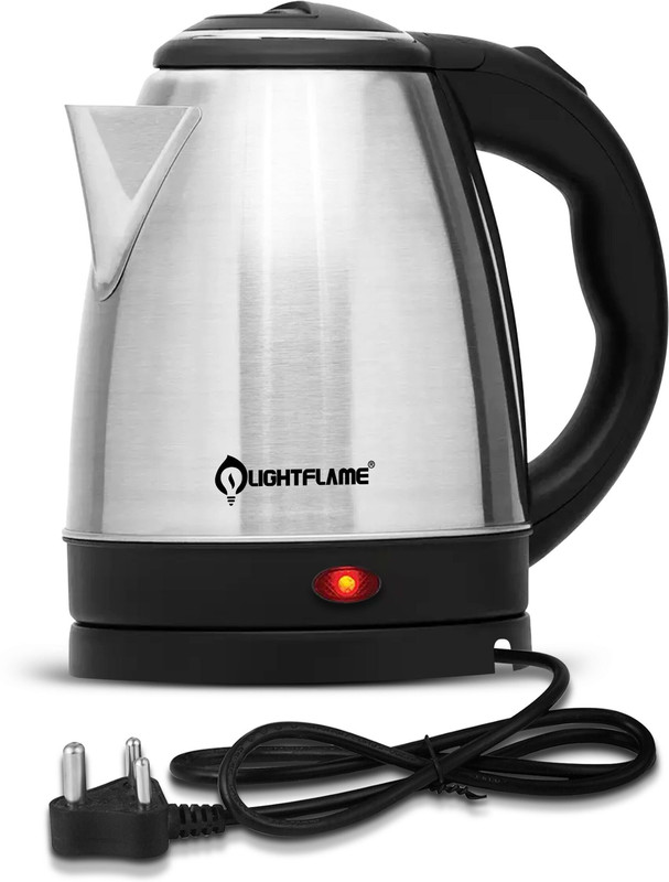 LIGHTFLAME LFEK15B Electric Kettle(1.5 L, Black, Silver)