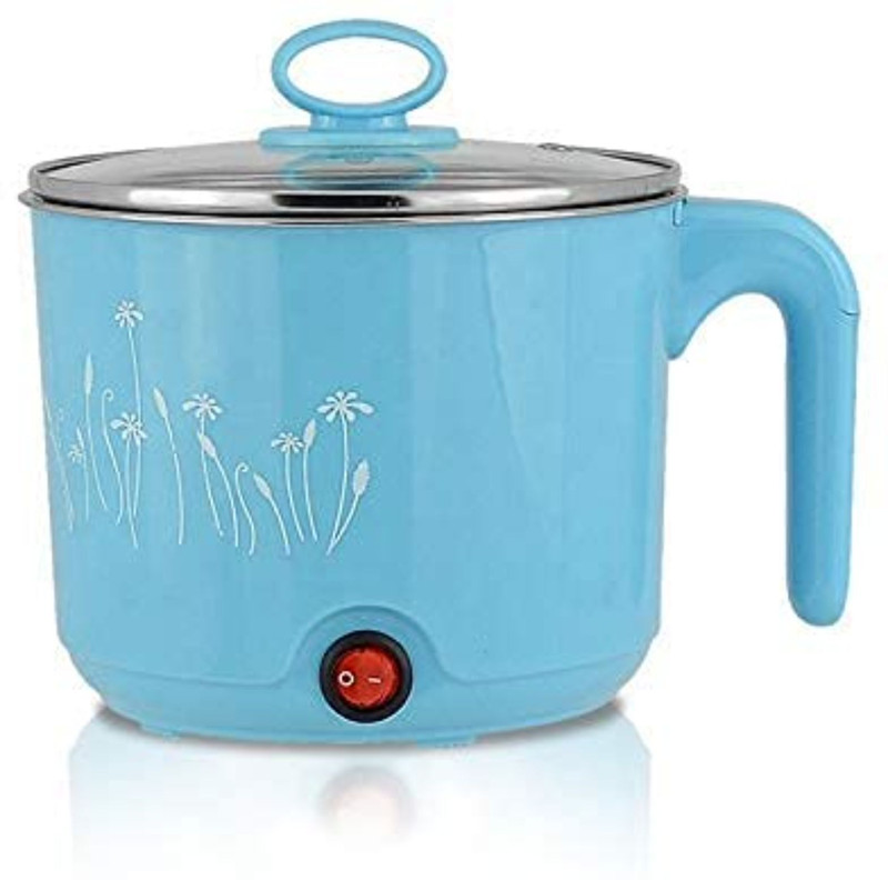 NIMYANK Multifunction Cooking Pot Noodle Maker Egg Boiler for Home, Office and Travel Food Steamer, Rice Cooker, Travel Cooker(1.8 L, Multicolor)