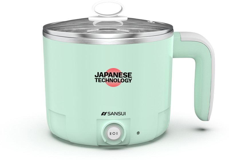 Sansui PureBoil Multi Cooker Electric Kettle(1.2 L, Pista green)