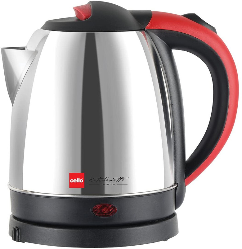 cello Quick Boil Primo 1.5 Litre Electric Kettle Beverage Maker(1.5 L, Silver)