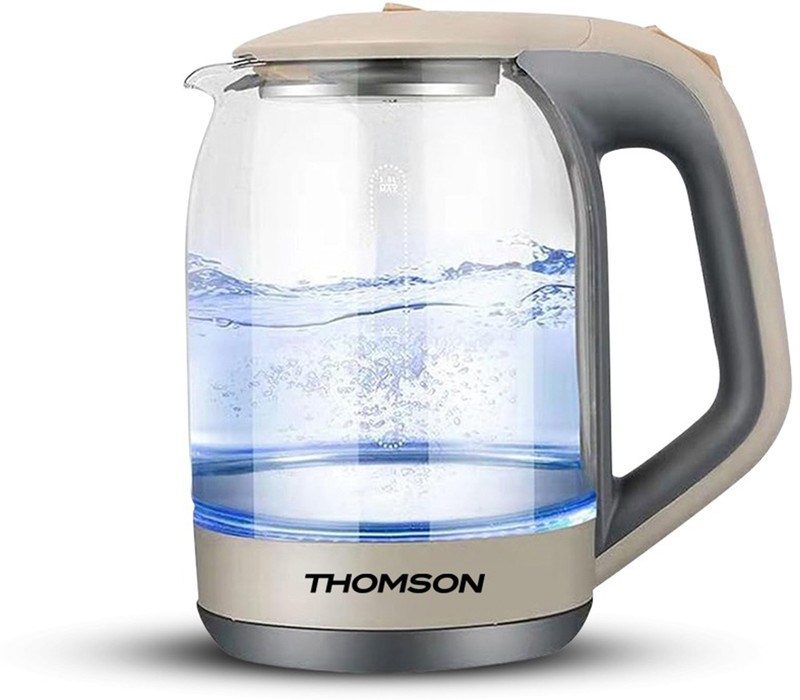Thomson Crystal Boil Electric Kettle(1.8 L, Beige & Grey)