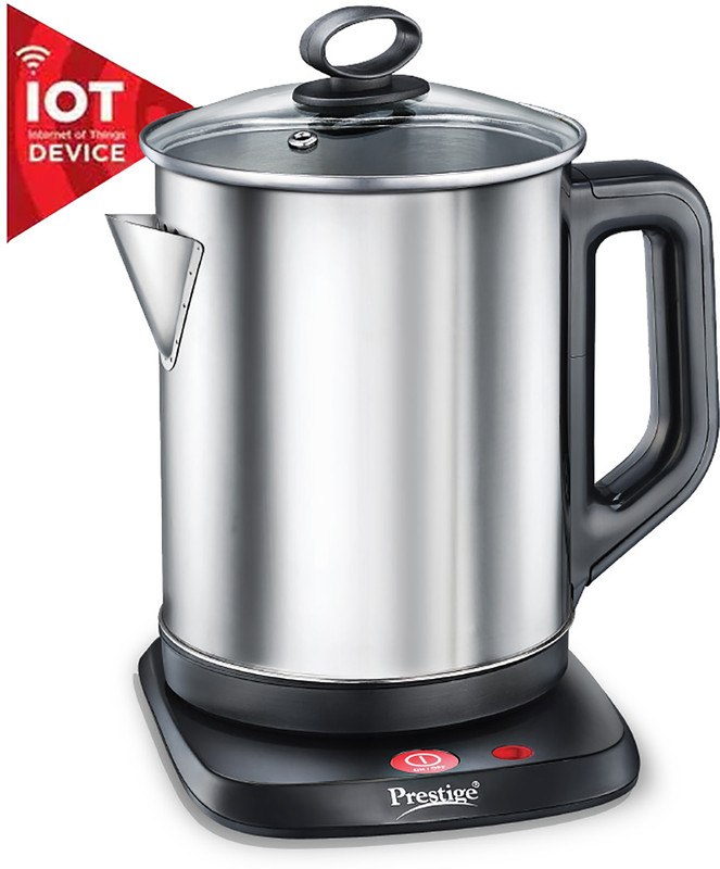 Prestige Smart-1.7 Electric Kettle(1.7 L, Silver, Black)