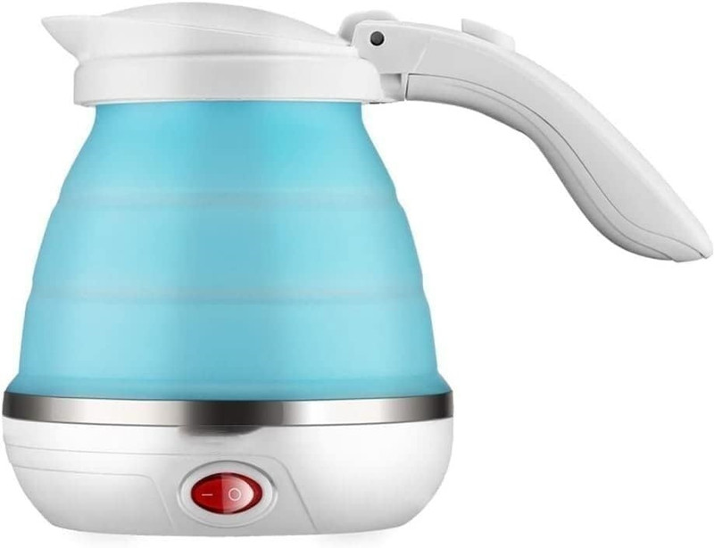 vibhajay Travel Electric Portable silicon Kettel 600ML Foldable Collapsible Silicon Electric Kettle(0.6 L, Multical)