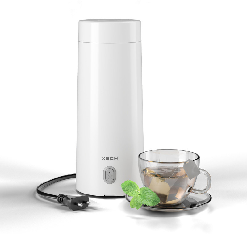 xech Hydroboil Lite 300W Portable Electric Kettle Bottle Boil Water for Travel Electric Kettle(0.35 L, White)