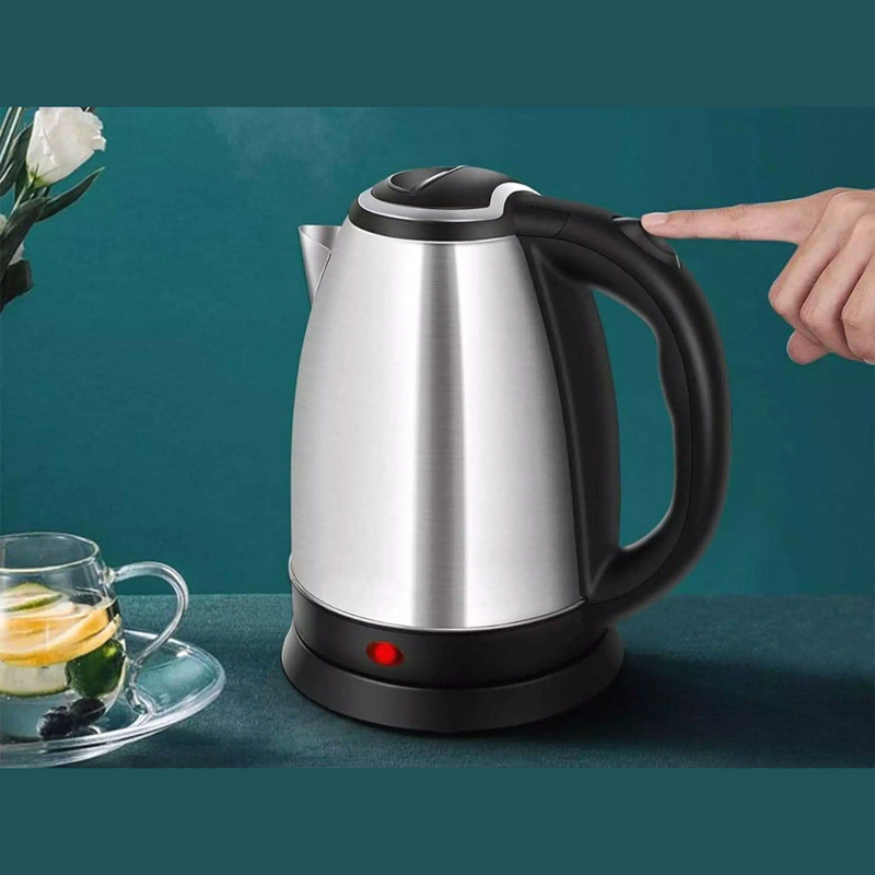 FALMAGU BEK-388 Electric Kettle Multipurpose HotWater Tea Coffee Warmer Heater Cordless Multi Cooker Electric Kettle(1.81198000000122 L, Silver, Black)