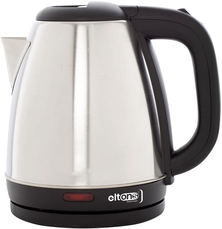 Eltons AutoBoil 1500W Electric Kettle | Auto Shut-Off | Safe Boiling | 1.5L Capacity Electric Kettle(1.5 L, Silver)