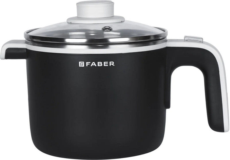 FABER FMC 1.2 BK Cool Touch Multi Cooker Electric Kettle(1.2 L, Black)