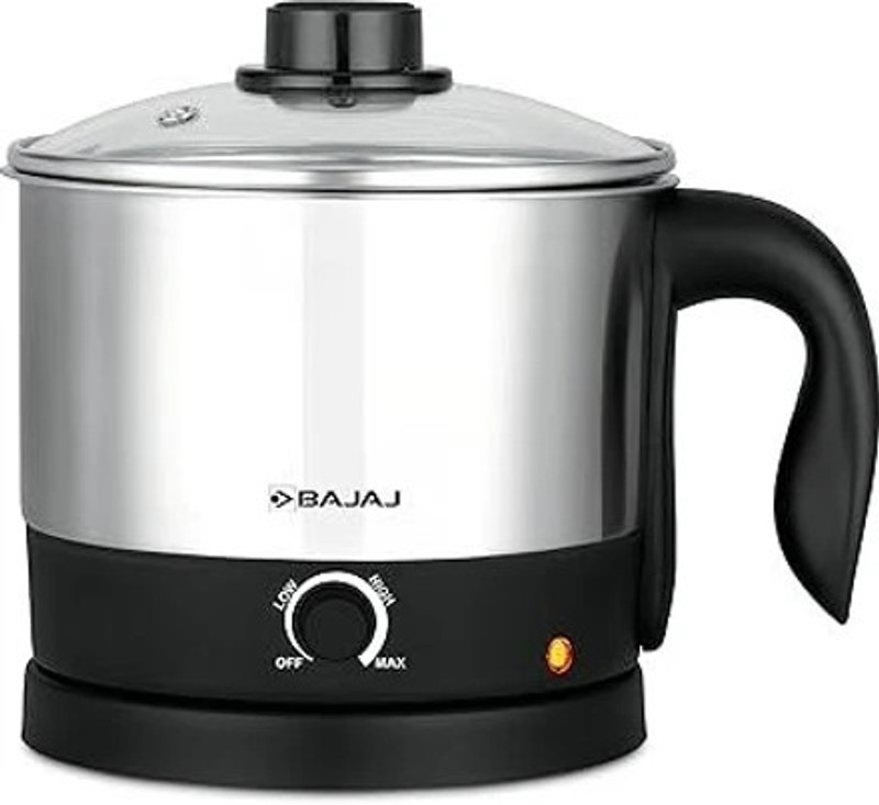 BAJAJ KTS Multicook Electric Kettle(1 L, Black)