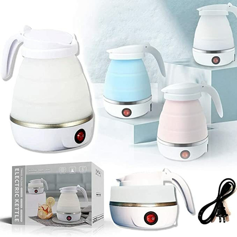 KTOSTON Electric Kettle Boiling Water, Used in Coffee,Tea,Milk,Dual Voltage Electric Kettle(0.6 L, Multicolor)